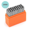 Miniatyrbild 1 av 2: ImpressArt 3mm Sans Serif Präglingsstämplar 27 Count Orange