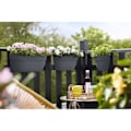 Miniatyrbillede 2 af 4: Planteur - ELHO - Vibia Campana Easy Hanger Medium - Sort - 5,8 L - L 24.1 x B 36 x H 26.5 cm Kolgrå