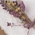 Miniatyrbillede 4 af 4: Buket af lilla tørrede blomster Flerfärgad