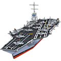 Miniatyrbillede 2 af 4: Selvbygget hangarskib maquette Svart