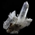 Miniatyrbillede 1 af 2: Sten og mineraler. Kvarts. 239,0 øre. Freney d'Oisans, Bourg d'Oisans, Frankrig..