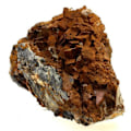 Miniatyrbillede 1 af 2: Sten og mineraler. Siderit + Kvarts. 3839,0 øre. Allevard, Isère, Frankrig..