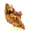 Pikkukuva 1 / 2: Kivet ja mineraalit. Fluoriitti + kvartsi. 104,0 ct. La Cabaña, Berbes, Asturias, Espanja.