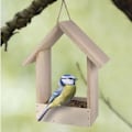 Miniatyrbillede 2 af 4: Fuglefoder i træ 20 x 10 x 25 cm Beige