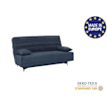 Miniatyrbillede 3 af 6: 3-personers sovesofa - Blåt stof - L199 x D96 x 103 cm - KRISTEN - Moderne stil