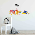 Miniatyrbild 2 av 3: Pirater och kassaskåp wallstickers - Draeger Paris - För barn - Flerfärgad Flerfärgad