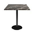Miniatyrbillede 1 af 4: Bord 70 x 70 cm - Rome royal marmor model Svart