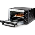 Miniatyrbillede 3 af 6: DOMO DO1107GO "bage og snack" miniovn - 28 L - sort - 1500watt - Svart