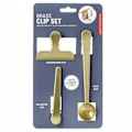 Miniatyrbillede 1 af 2: Vintage clips i messingtaske gyllene