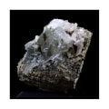 Miniatyrbillede 2 af 3: Sten og mineraler. Prehnite + Epidote. 101,5 øre. La Combe de la Selle, Bourg d'Oisans, Frankrig..