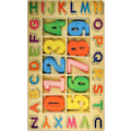 Miniatyrbild 1 av 4: Tapis - ALPHA - Nummer - 80x150 cm - Antiskid - Maskintvättbar - Flerfärgad Flerfärgad