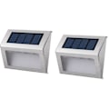 Miniatyrbillede 1 af 5: Vandtæt udendørs solcellespotlight - LUMISKY - 3 hvide LED'er - 2 lystilstande Vit och svart