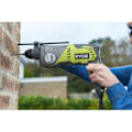 Miniatyrbillede 4 af 6: RYOBI - SDS+ 800 W borehammer 4 tilstande: boring, perforering, mejsling, flydende mejsling - 3,0 Joule Epta - Box - RSDS680-KA2 Grön / Träkol