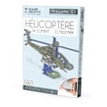 Miniatyrbillede 2 af 4: 3D puslespil model - Apache Helicopter - Køretøjer og maskiner - Grøn Grön