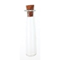 Pikkukuva 2 / 2: 2 mini-putkiloa korkkitulpalla Transparent