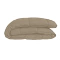Miniatyrbillede 6 af 6: CALGARY Varm mikrofiberdyne 400g/m² Taupe & Linned 140x200cm Mol