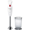 Pikkukuva 1 / 6: CleverMixx MSM24100 sauvasekoitin - BOSCH - 400W - Irrotettava ruostumattomasta teräksestä valmistettu jalka - 1 nopeus - Sekoituskulho - Valkoinen