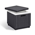 Miniatyrbillede 1 af 6: Keter Ice Cube Graphite Cooler 405981 Grafitgrå