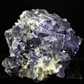Miniatyrbillede 4 af 4: Sten og mineraler. Fluorit. 445,0 øre. Yanci, Igantzi, Navarra, Spanien.