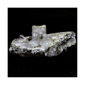 Pikkukuva 3 / 3: Kivet ja Mineraalit. Kvartsi, epidootti, byssoliitti. 594,0 ct. Chamrousse, Belledonne, Isère, Ranska.. Grön