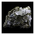 Miniatyrbild 1 av 3: Stenar och mineraler. Kvarts med Byssolite + Epidot-inneslutningar. 362,0 ct. Envers de Chamrousse, Isère, Frankrike.