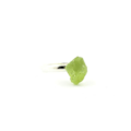 Miniatyrbillede 4 af 4: Sten og mineraler. Forsølvet rå Peridot ring. 11,29 øre. Justerbar størrelse.