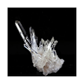 Miniatyrbillede 3 af 4: Sten og mineraler. Kvarts. 98,5 ct. La Gardette-minen, Bourg d'Oisans, Isère, Frankrig. Transparent