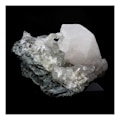 Miniatyrbillede 1 af 4: Sten og mineraler. Calcit + Kvarts. 312,5 øre. Maronne, La Garde-en-Oisans, Frankrig.
