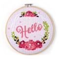 Miniatyrbild 1 av 3: Broderikit - Sjöjungfru - Trä - Träfärg - Hantverk - DIY