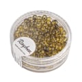 Miniatyrbillede 1 af 2: Rocailles, ø 4 mm, To farver, avocat, boks 17 g