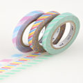 Pikkukuva 2 / 2: Maalausteippi - MT - Slim Twist Cord A - Yhteensopivat värit - 6 mm - 10 m Blandade färger