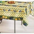 Miniatyrbillede 2 af 3: Dug - Citron - 150x300cm - Polyester - Smudsafvisende - Maskinvaskbar Grön