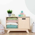 Miniatyrbild 2 av 4: Förvaringslåda trä modell 1 - handtag - Lackerad trä - 33 x 33 x 37 cm Beige