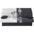 Miniatyrbillede 1 af 4: Clic clac 3 steder DREAM - 100% bomuldsstof med Ramage print - Seng 125x190 cm - L190 x D92 x H96 cm Ramage tryck