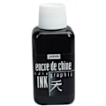 Miniatyrbillede 1 af 3: Indisk blæk - Pébéo - Graphik - 250 ml - Sort - Uigennemsigtig og satin Svart