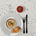 Pikkukuva 4 / 4: Pyöreä pöytä Ø 70 cm Rooma bistro terrazzo Vit