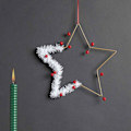 Miniatyrbillede 2 af 3: Snegranguirlande 3 cm x 2,5 m Vit