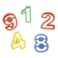 Pikkukuva 3 / 4: Alphabet + Numbers -leivurit saven muovaukseen Flerfärgad