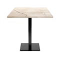 Miniatyrbillede 1 af 4: Bord 70 x 70 cm - Milan hvid måne model Beige
