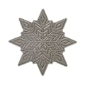 Miniatyrbillede 2 af 4: Skæreform Snowflake Ø 7 cm Grå