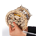 Miniatyrbillede 4 af 4: UGEARS 3D træmodel - Voksen puslespil karrusel - Træ mekanisk konstruktion Beige