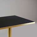 Pikkukuva 3 / 4: Korkea pöytä 60 x 60 cm Rooman musta bistro Svart