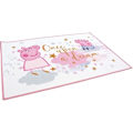 Miniatyrbillede 3 af 3: Sjovt hus peppa pig drømmetæppe 120 x 80 cm Rosa