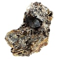 Miniatyrbillede 4 af 4: Sten og mineraler. Fluorit + Kvarts + Goethit. 3951,5 ct. La Boule, Le Kaymar, Aveyron, Frankrig.
