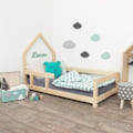 Miniatyrbillede 2 af 4: Lit cabane enfant POPPI 120 x 190 lakeret 2 Beige