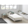 Miniatyrbillede 1 af 5: Skummadras 90 x 200 cm - DEKO DREAM Kietoa - Fast komfort - Tykkelse 12 cm - Leveres rullet Vit