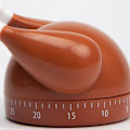 Miniatyrbillede 3 af 3: Mechanisk Timer - Kalkun - Brun - 60 Minutter - 6,3 x 5,1 cm - Plastik kastanj