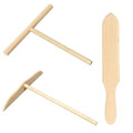 Pikkukuva 1 / 4: 3 puista kreppiastiaa Beige