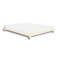 Miniatyrbillede 1 af 4: Dobbeltseng TATAMI 200 x 200 lakeret Beige