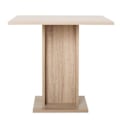 Miniatyrbillede 2 af 6: Spisebord til 2 til 4 personer - Firkantet - Klassisk - Eg indretning - GUSTAVE - L 80 x B 80 cm Brun